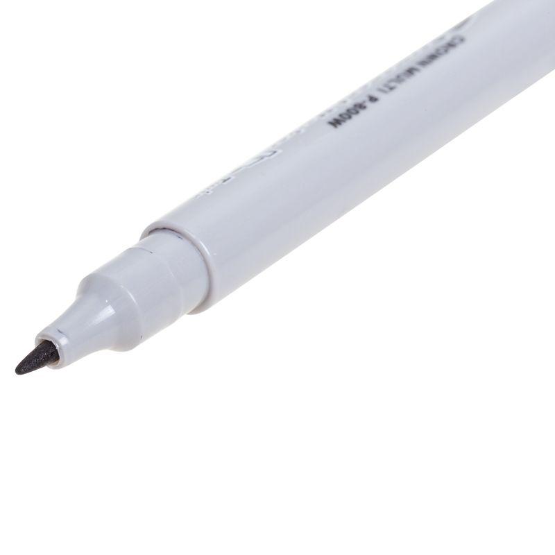 Маркер перманентный двухсторонний "Multi Marker Twin" 2мм/1мм пулевидный черн. Crown 08-8401