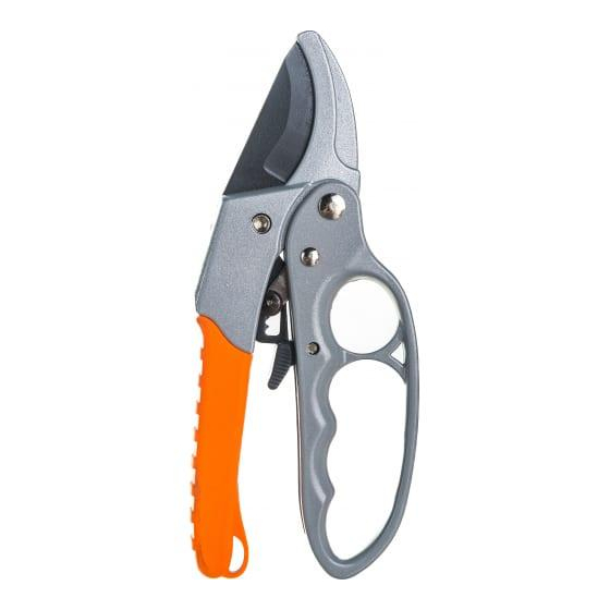 Секатор 200мм возвратная пружина храповый механизм 73733