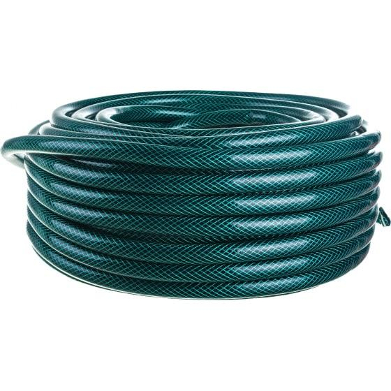 Шланг поливочный ПВХ трехслойн. армир. 3/4дюйм 50м зел. Вихрь 73/7/2/2