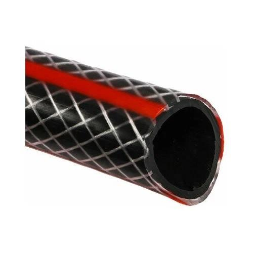 Шланг поливочный ПВХ усиленный премиум пищевой трехслойн. армир. 3/4 50м черн.-красн. Вихрь 73/7/2/8