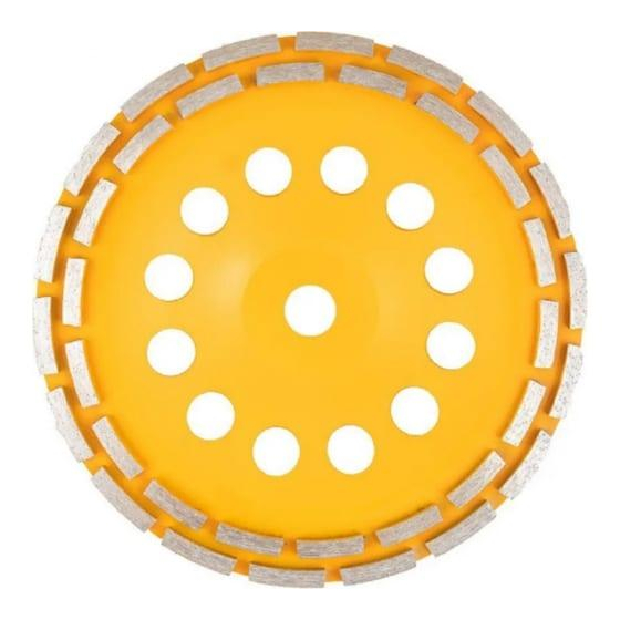 Чашка алмазная зачистная 230мм двухрядная Вихрь 73/10/3/8