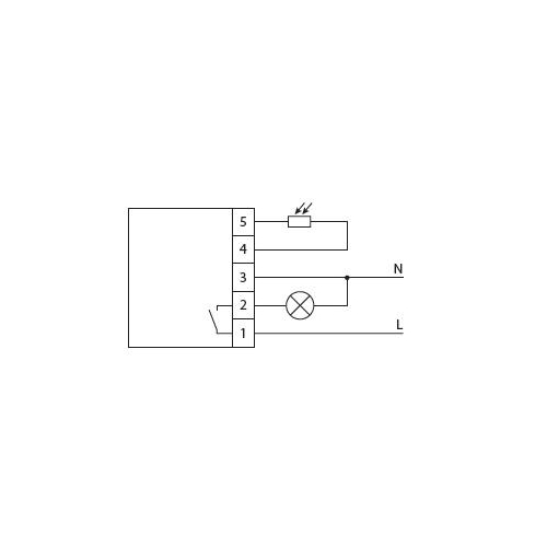Фотореле AZH-S (выносной фотодатчик IP-65 монтаж на плоскость 230В 16А 1НО IP20) F&F EA01.001.007