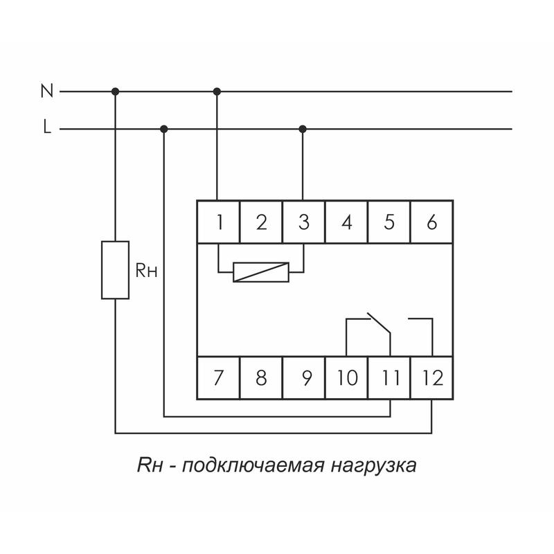 Реле времени PCR-513 0.1с - 24 дня, 8А, 1NO/NC, задержка включения