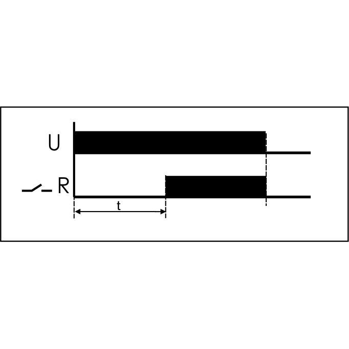 Реле времени PCR-513U (задержка вкл. 12-264В AC/DC 8А 1перекл. IP20 монтаж на DIN-рейке) F&F EA02.001.004