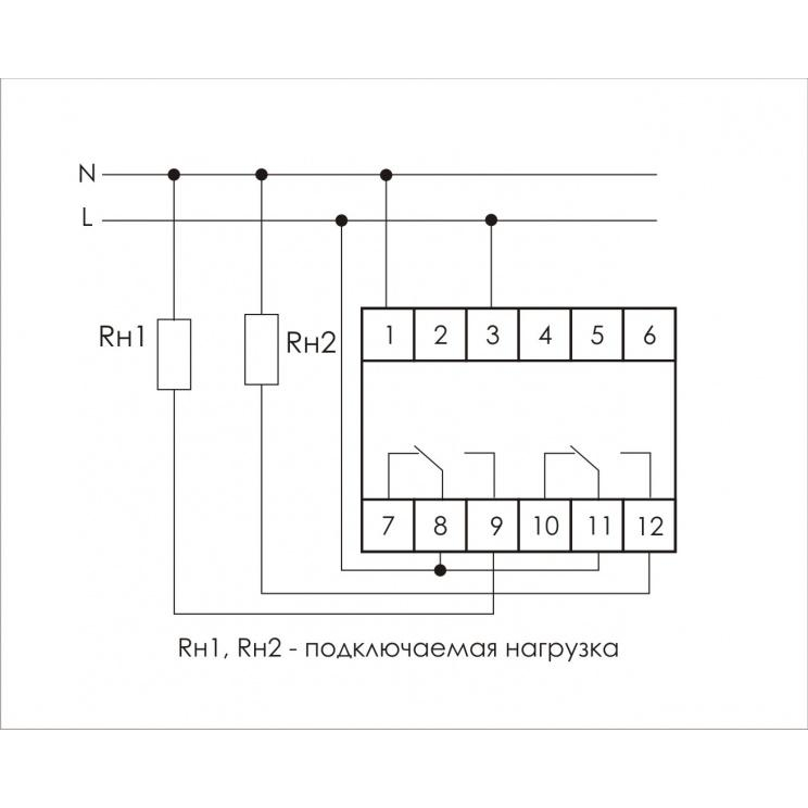 Реле времени PCA-514 (задержка выкл. 230В 2х8А 2перекл. IP20 монтаж на DIN-рейке) F&F EA02.001.005