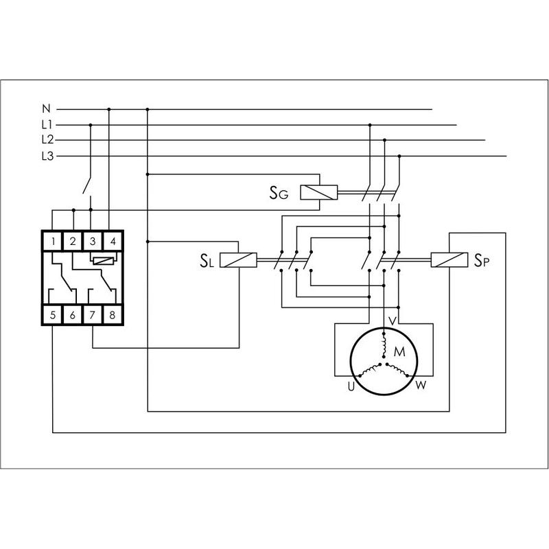 Реле времени STP-541 (1канал 4х-временное для вращения электродвиг. 24-264В AC/DC 2х16А 2перекл. IP20 монтаж на DIN-рейке) F&F EA02.002.008
