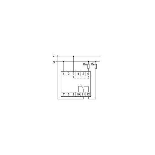 Реле тока РR-612 (2-15А монтаж на DIN-рейке 35мм 230В AC 16А 1перекл IP20) F&F EA03.003.003