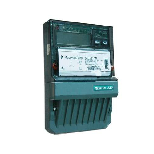 Счетчик "Меркурий" 230 ART-03 CN 3ф 5-7.5А 0.5s/1.0 класс точн. многотариф.; CAN ЖКИ Моск. вр. Инкотекс М0000052401