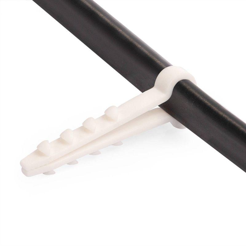 Дюбель-хомут ДХП 10-5 нейлон бел. (уп.100шт) Fortisflex 59235