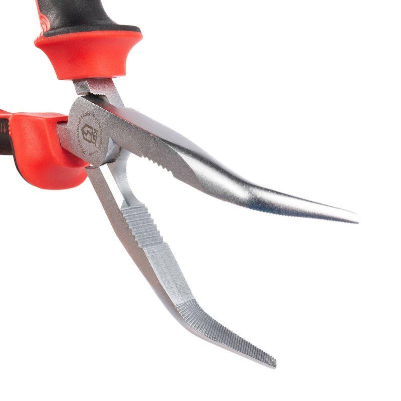 Длинногубцы изогнутые диэлектрические "Стандарт" 200мм КВТ 60473