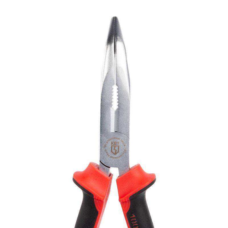 Длинногубцы изогнутые диэлектрические "Стандарт" 200мм КВТ 60473