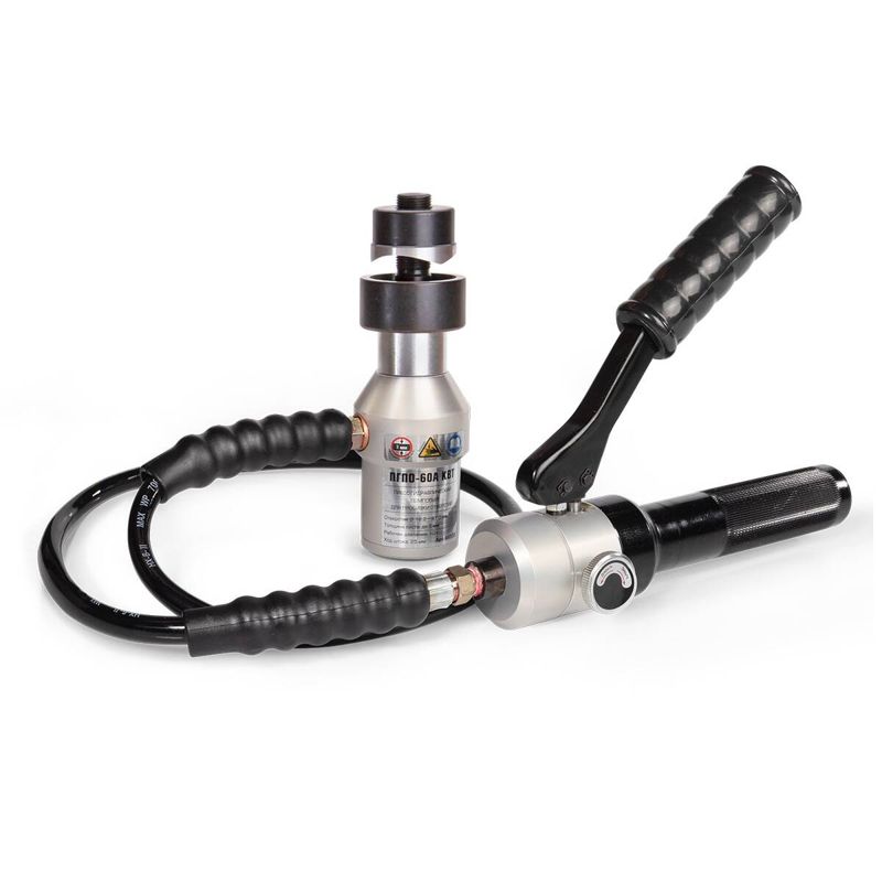 Пресс гидравлический помповый для пробивки отверстий ПГПО-60А КВТ 66533