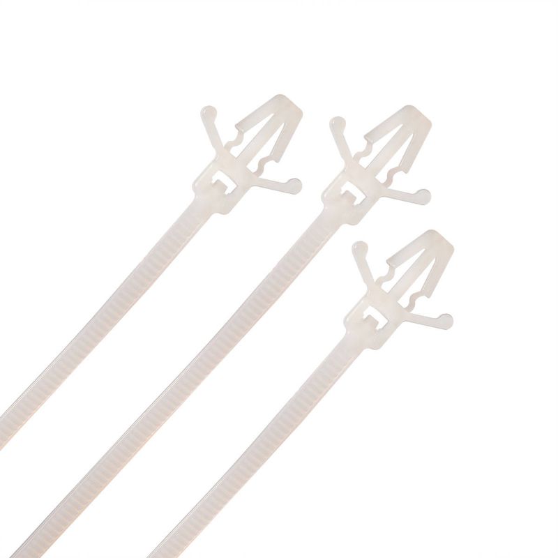 Хомут кабельный КСДп 2.5х100 с дюбель-пистоном бел. (уп.100шт) Fortisflex 64772