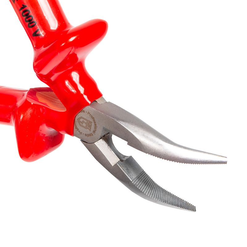 Длинногубцы диэлектрические изогнутые "Эксперт" 160 КВТ 70357