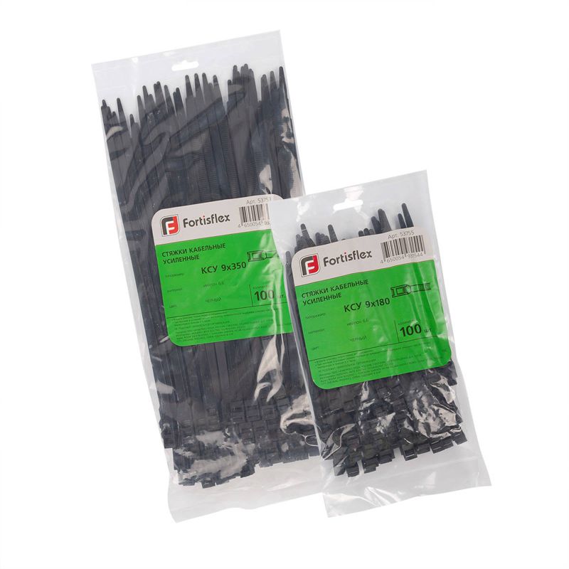 Хомут кабельный КСУ 6х180 нейл. (уп.100шт) Fortisflex 53754