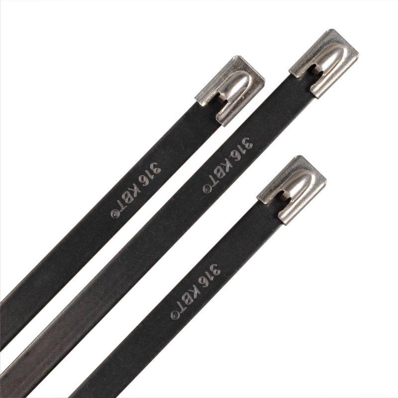 Хомут кабельный СКС-П (316) 4.6х200 стальной с покрытием (уп.100шт) Fortisflex 74889