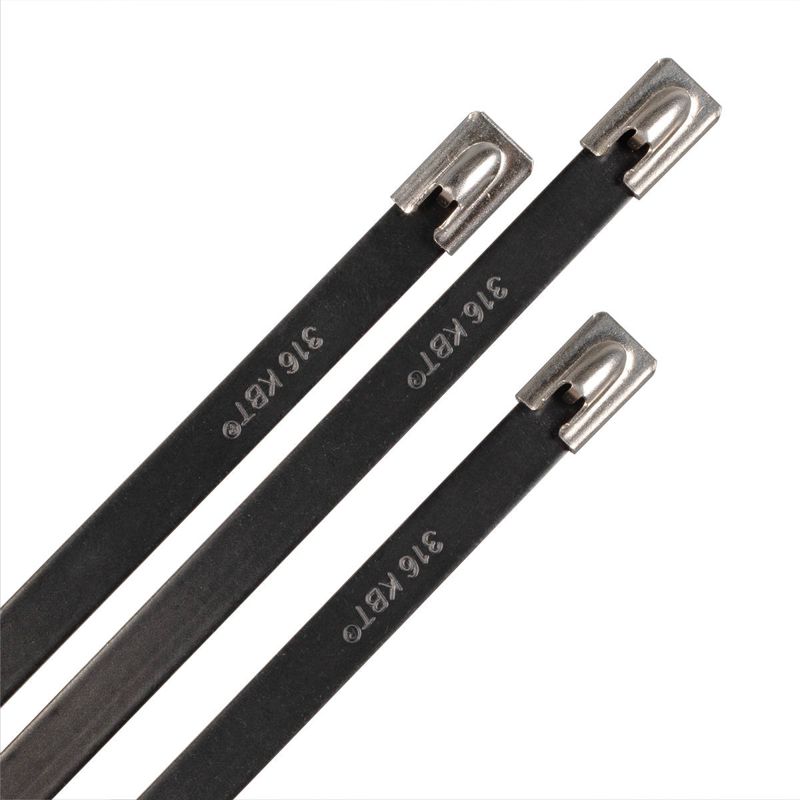 Хомут кабельный СКС-П (316) 7.9х500 стальной с покрытием (уп.100шт) Fortisflex 74904