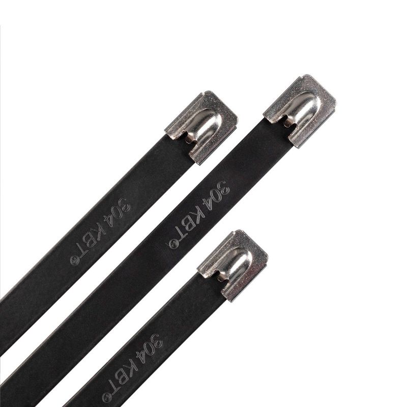 Хомут кабельный СКС-П (304) 12х400 стальной с покрытием (уп.50шт) Fortisflex 74740