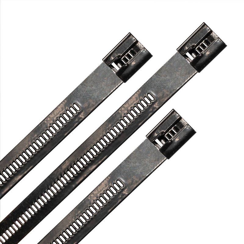 Хомут кабельный СКЛ-П (316) 7х300 стальной лестничного типа с покрытием (уп.100шт) Fortisflex 74157