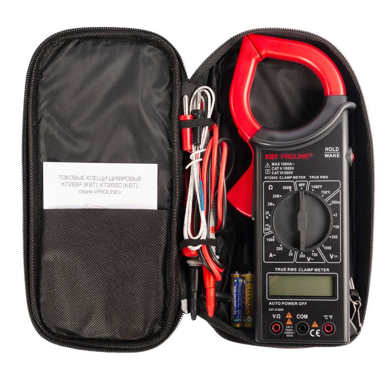 Токовые клещи цифровые KT 266C PROLINE (79132)