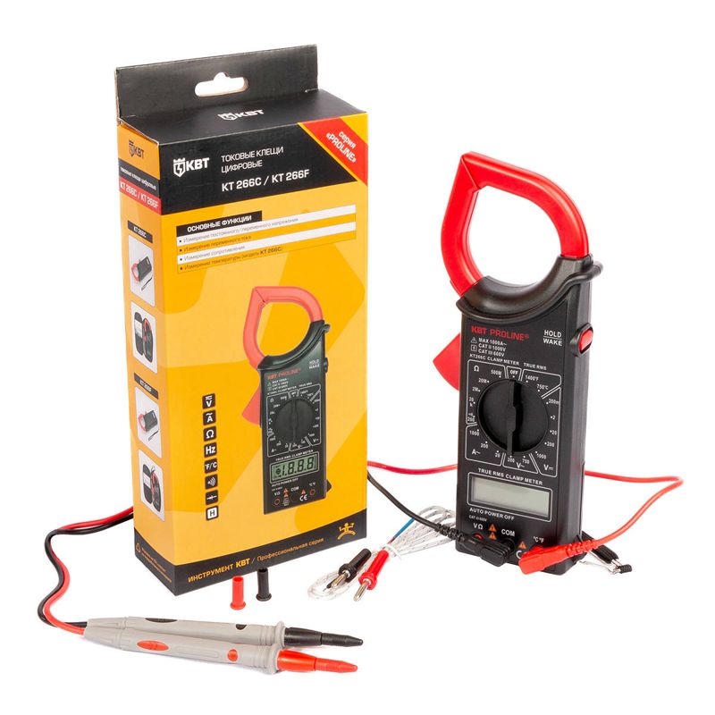 Токовые клещи цифровые KT 266C PROLINE (79132)