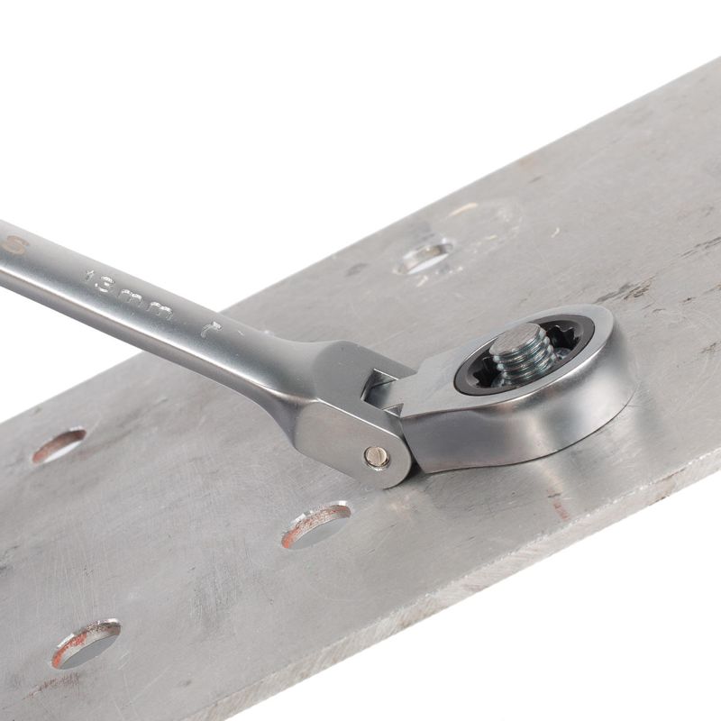 Ключ комбинированный трещоточный с шарниром 14мм Ключ гаечный комбинированный трещоточный (79196)