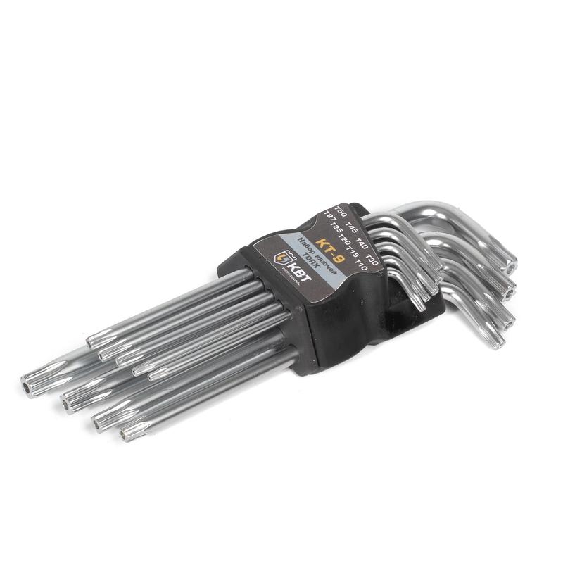 Набор ключей TORX серия KBT-PROFESSIONAL. 9 шт. КТ (79202)