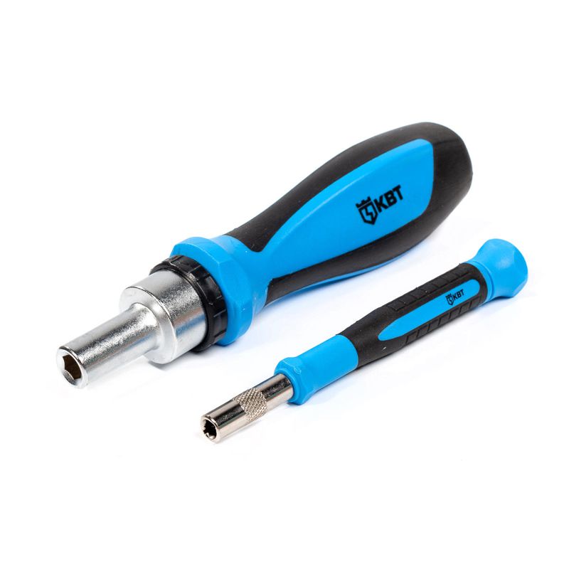 Отвертка реверсивная со сменными битами и сменными шестигранными головками НБ-79 (79775)