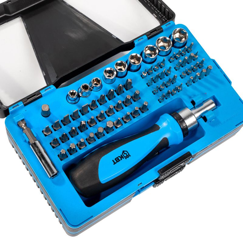 Отвертка реверсивная со сменными битами и сменными шестигранными головками НБ-79 (79775)