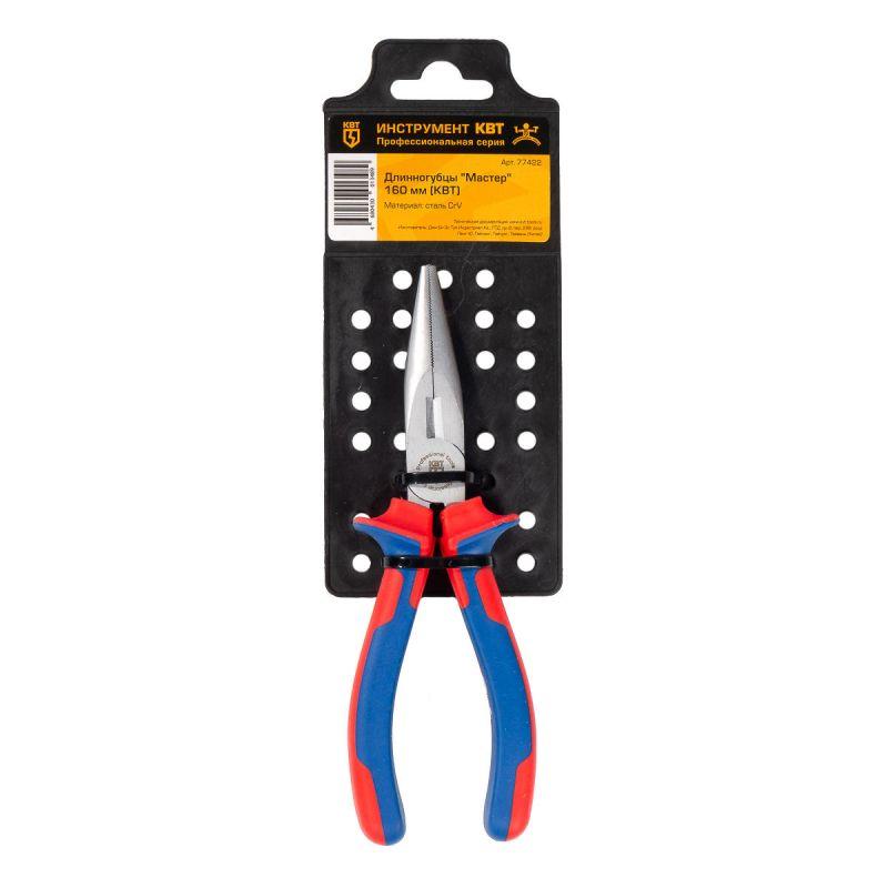 Длинногубцы "Мастер" 160мм КВТ 77422