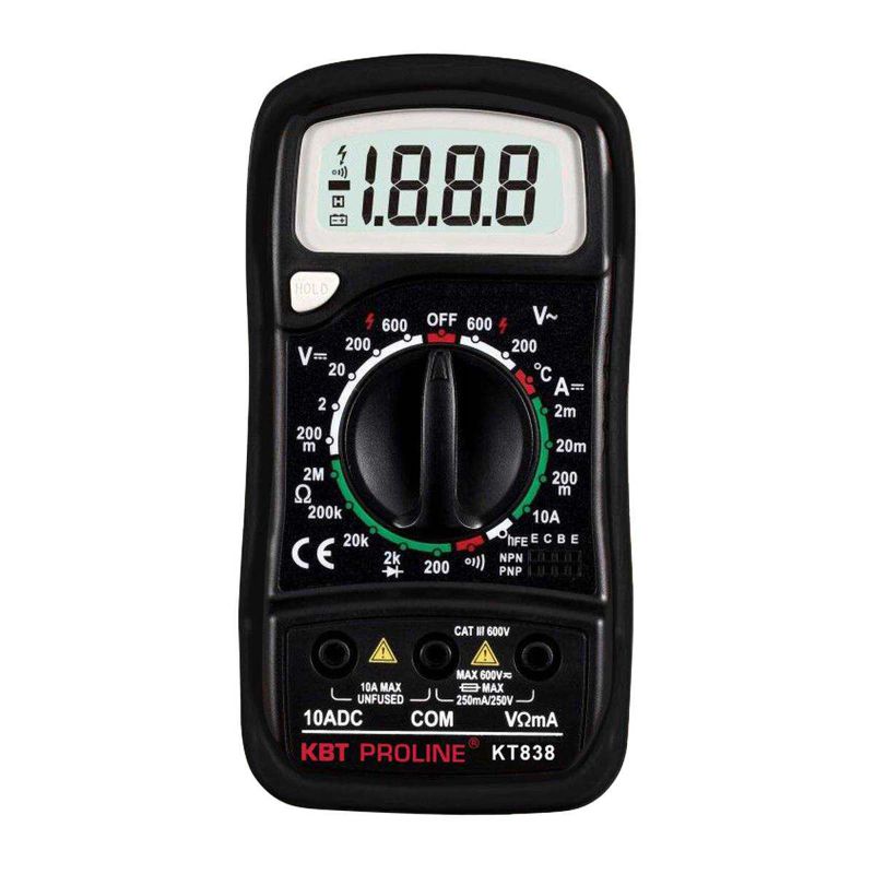 Мультиметр цифровой KT 838 PROLINE (79128)