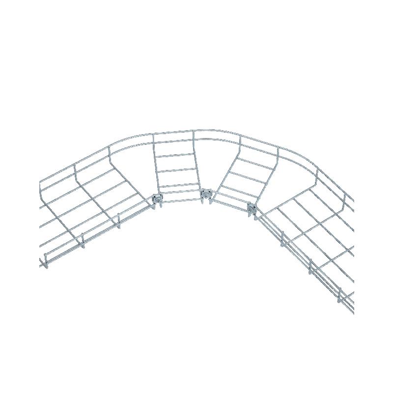 Лоток проволочный 400х100 L3000 сталь 4.0мм PL100-400-3000 оцинк. КМ LO1291