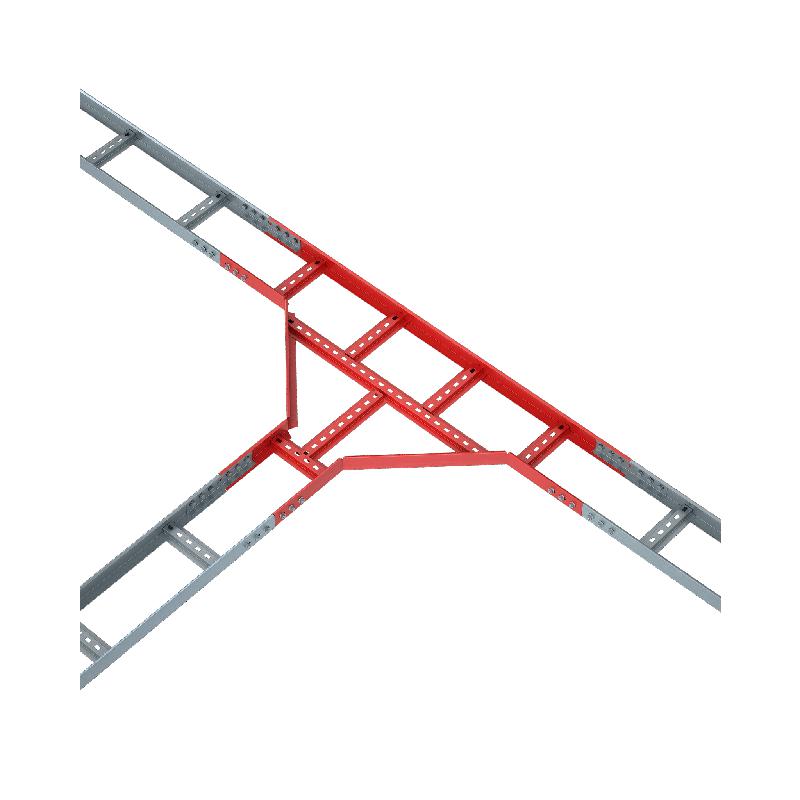 Отвод для лотка Т-образ. лестн. 600х100 сталь 1.2мм LTD100-600-1.2 HD КМ LO5649