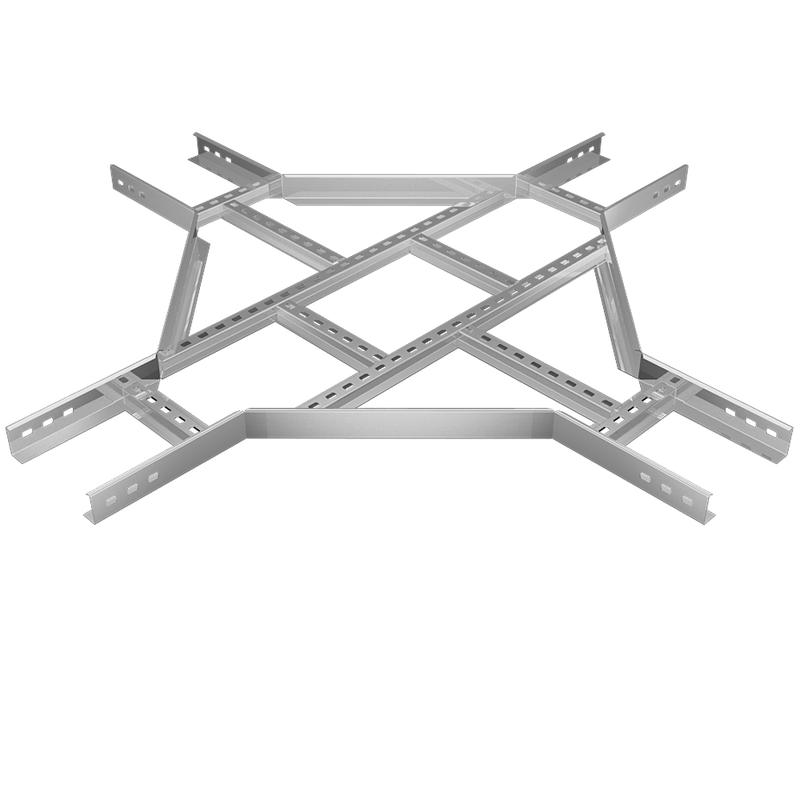 Ответвитель для лотка Х-образ. лестн. 400х70 сталь 1.2мм LXD70-400-1.2 HD КМ LO5673
