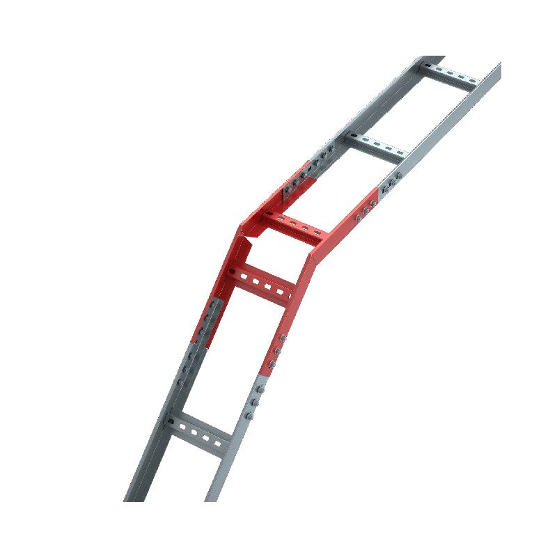 Угол для лотка лестн. верт. внеш. 45град. 500х70 сталь 1.5мм LVL45-70-500-1.5 КМ LO4206