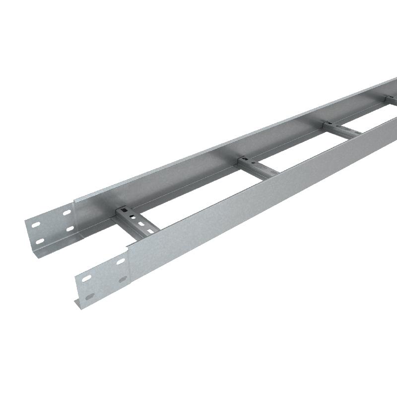 Лоток лестничный 400х80 L3000 сталь 1.2мм "БЫСТРЫЙ МОНТАЖ" LLS80-400-1.2-3000 КМ LO6890