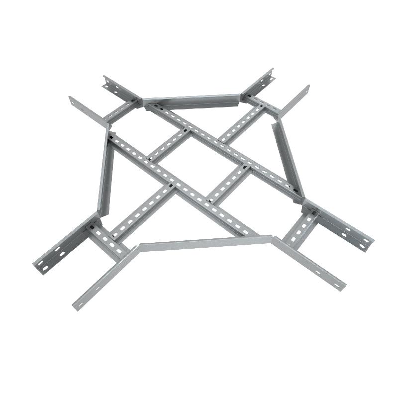 Ответвитель для лотка Х-образ. лестн. 500х100 сталь 1.2мм "БЫСТРЫЙ МОНТАЖ" LXDS100-500-1.2 КМ LO7136