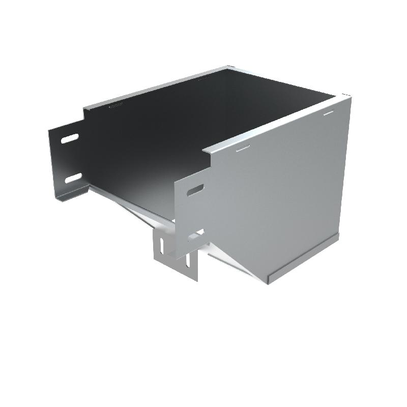 Угол для лотка верт. внеш. с разворотом трассы на 90град. L 300х50 сталь 1.0мм VLPD90-50-300-L КМ LO6414