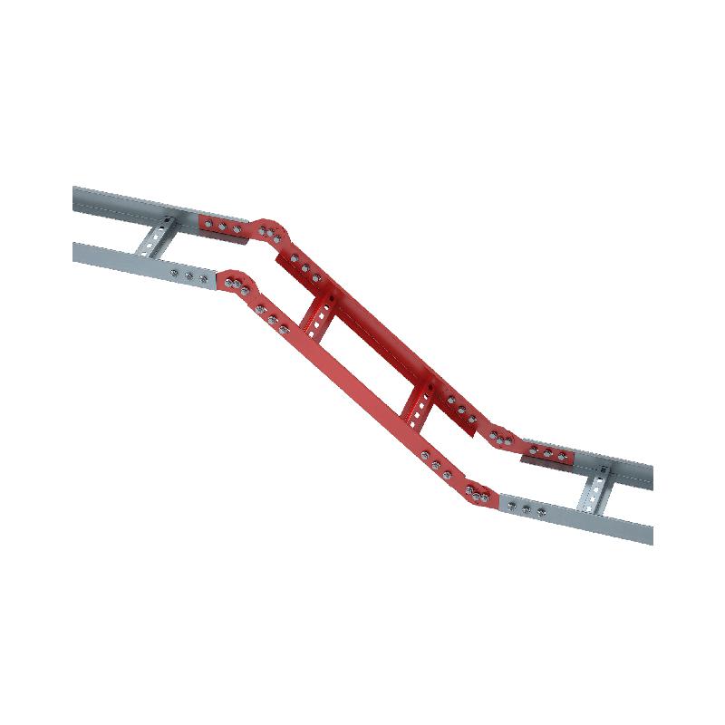 Угол для лотка шарнирный верт. 500х100 сталь 1.2мм LSHL100-500-1.2 КМ LO8204