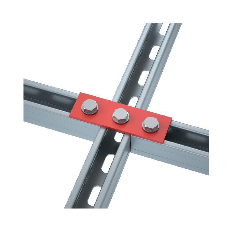 Пластина соединительная с 3 ответстиями 124мм сталь 4.0мм PS-3 HD КМ LO13755