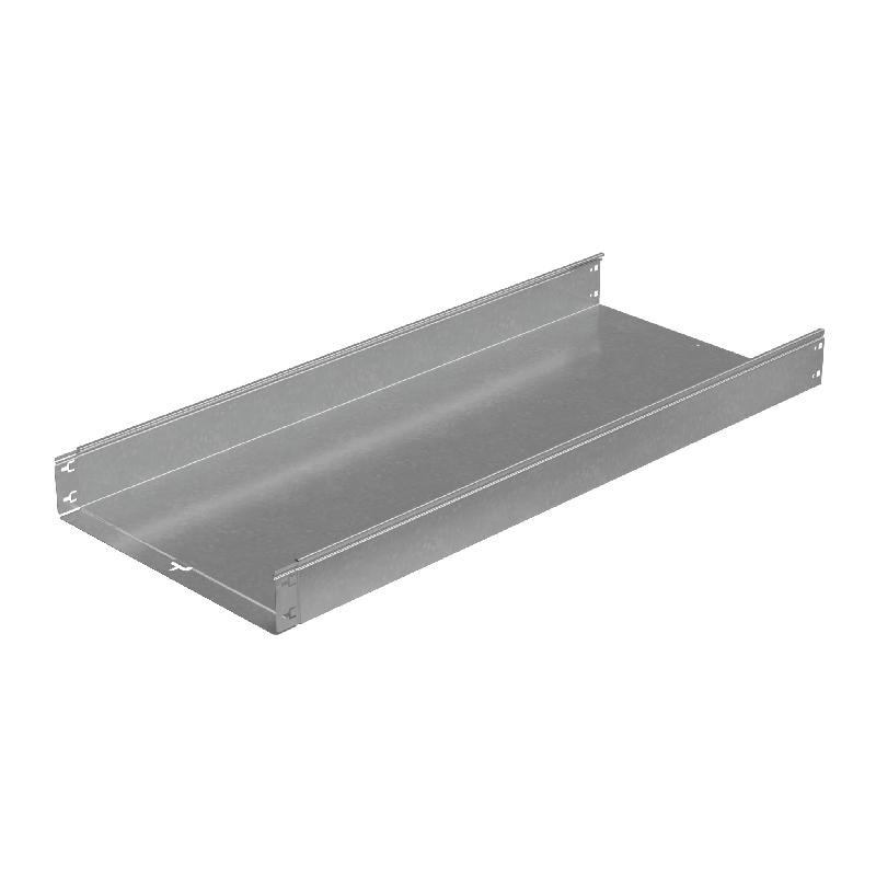 Лоток листовой неперфорированный 500х100 L3000 сталь 1.0мм "БЫСТРЫЙ МОНТАЖ ПЛЮС" LNplus100-500-1.0-3000 оцинк. КМ PL0379