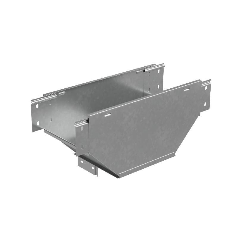 Отвод для лотка Т-образ. верт. вниз с разворотом трассы на 90град. 500х100 сталь 1.0мм "ПЛЮС" TDVplus90-100-500 КМ PL2151