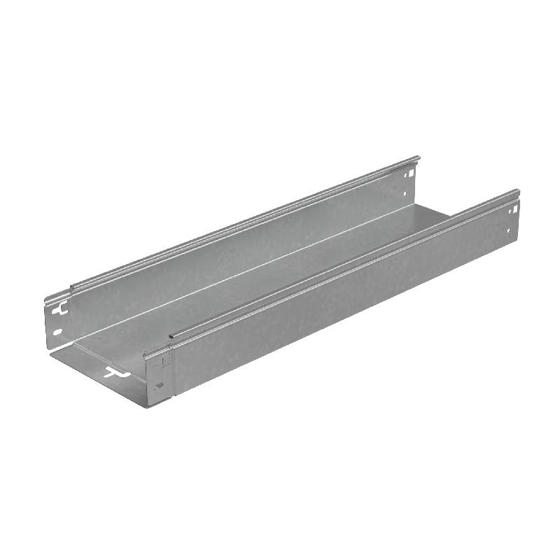 Лоток листовой неперфорированный 200х80 L3000 сталь 1.0мм "БЫСТРЫЙ МОНТАЖ ПЛЮС" LNplus80-200-1.0-3000 HD гор. оцинк. КМ PL1287