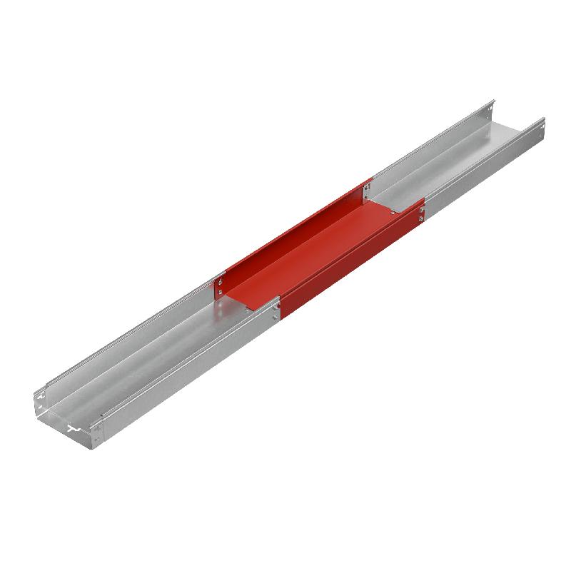 Лоток листовой неперфорированный 200х80 L3000 сталь 1.2мм "БЫСТРЫЙ МОНТАЖ ПЛЮС" LNplus80-200-1.2-3000 HD гор. оцинк. КМ PL1288