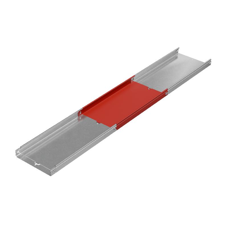 Лоток листовой неперфорированный 300х50 L3000 сталь 1.0мм "БЫСТРЫЙ МОНТАЖ ПЛЮС" LNplus50-300-1.0-3000 HD гор. оцинк. КМ PL1267