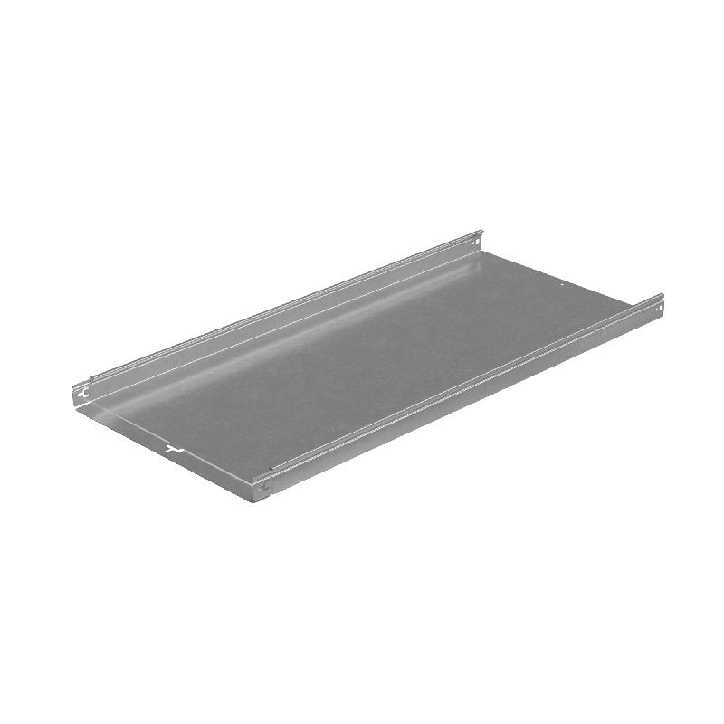 Лоток листовой неперфорированный 500х50 L3000 сталь 1.5мм "БЫСТРЫЙ МОНТАЖ ПЛЮС" LNplus50-500-1.5-3000 HD гор. оцинк. КМ PL1275