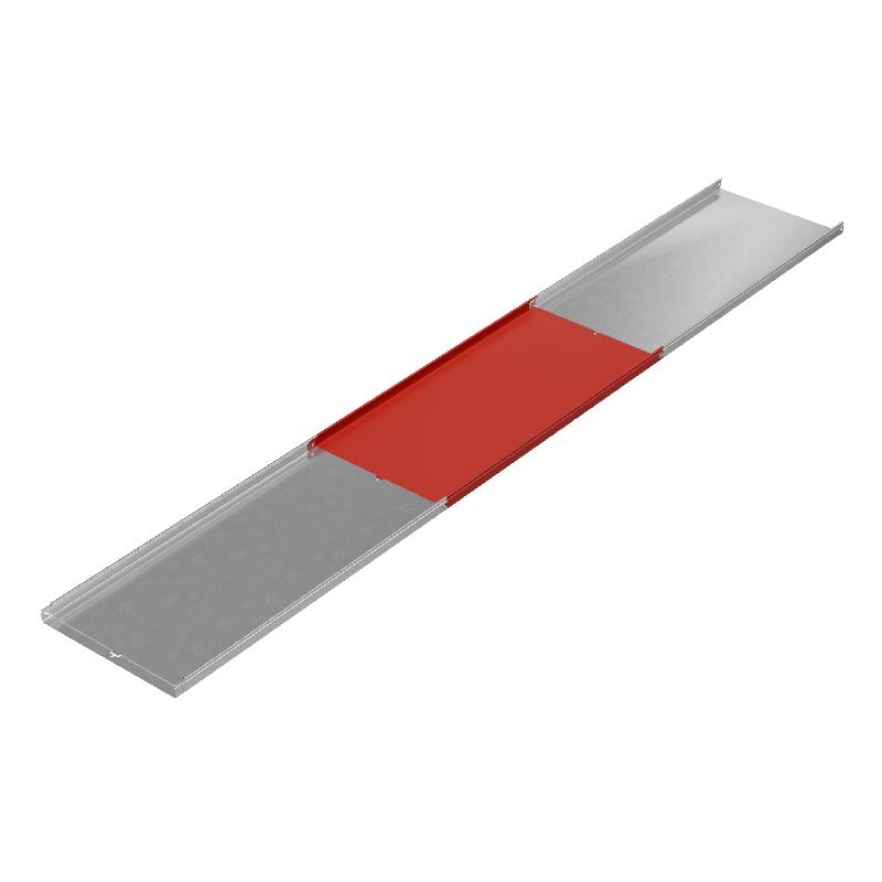 Лоток листовой неперфорированный 600х50 L3000 сталь 1.0мм "БЫСТРЫЙ МОНТАЖ ПЛЮС" LNplus50-600-1.0-3000 HD гор. оцинк. КМ PL1276