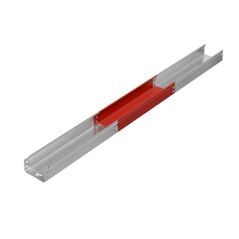 Лоток листовой неперфорированный 150х80 L3000 сталь 1.2мм "БЫСТРЫЙ МОНТАЖ ПЛЮС" LNplus80-150-1.2-3000 HD гор. оцинк. КМ PL1285