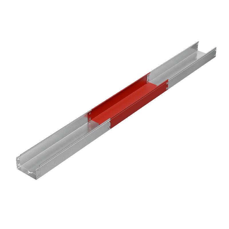 Лоток листовой неперфорированный 200х100 L3000 сталь 0.7мм "БЫСТРЫЙ МОНТАЖ ПЛЮС" LNplus100-200-0.7-3000 оцинк. КМ PL0367