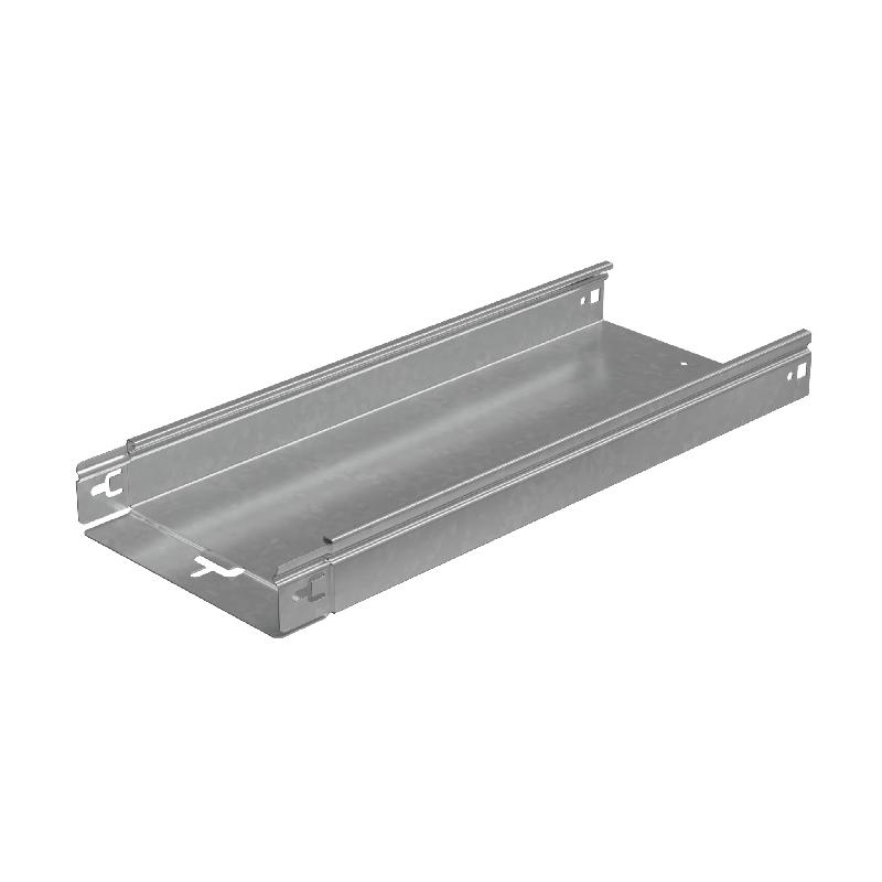 Лоток листовой неперфорированный 200х50 L3000 сталь 1.2мм "БЫСТРЫЙ МОНТАЖ ПЛЮС" LNplus50-200-1.2-3000 HD гор. оцинк. КМ PL1265